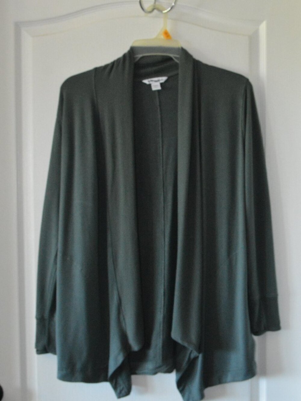 Athleta Women's Open Cardigan Draped Shawl Collar size Medium Gray